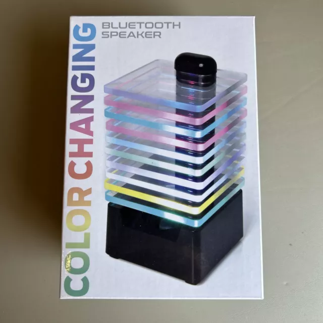 Home Run Inc Bluetooth Flash Wireless Rhythmic LED Speaker NEW!