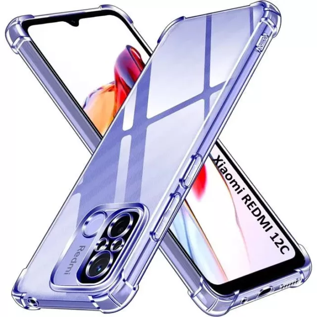 Coque Etui Housse Transparent TPU Silicone pour Xiaomi Redmi 13C