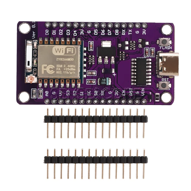 Nodemcu Lua ESP8266 ESP-07/07S Serial WiFi Module Development Board CH340 Type-C