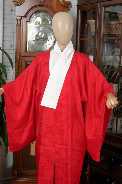 Dear Vanilla Japanese Juban Undergown Women's Kimono Genuine Vintage Mint 2