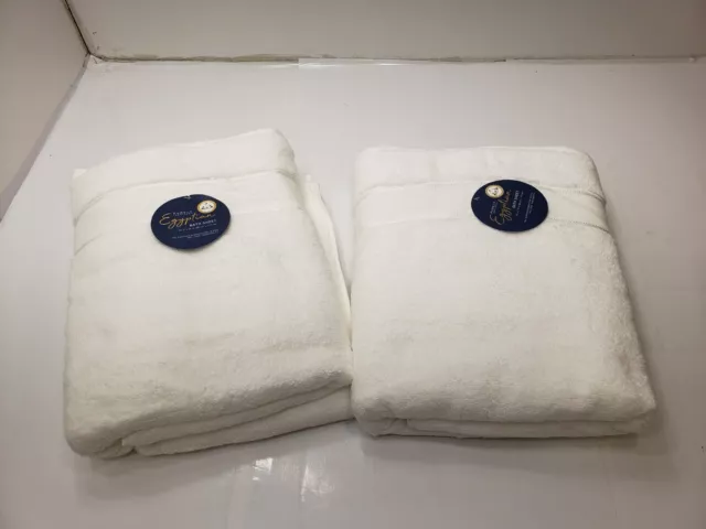 Purely Indulgent, Bath, Purely Indulgent 4piece Egyptian Cotton Bath  Towelhand Towel Set White Nwt