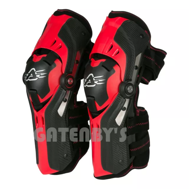 Acerbis GORILLA Hinged Knee Guards Impact Enduro Mx Motocross Pads Protection