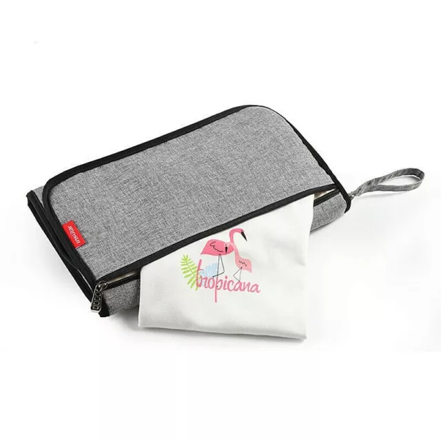Diaper Changing Mat Baby Nappy Pad Foldable Protable Handbag Waterproof Bag