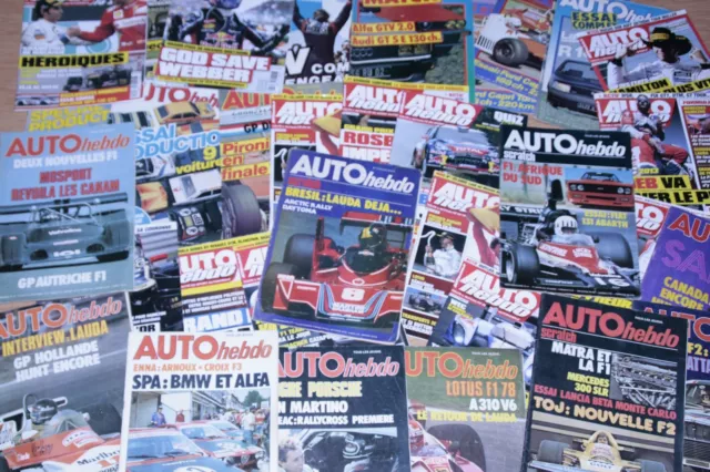 AUTO HEBDO la revue du Sport Auto par Année Complète (1997) 24 Le Mans F1 NASCAR