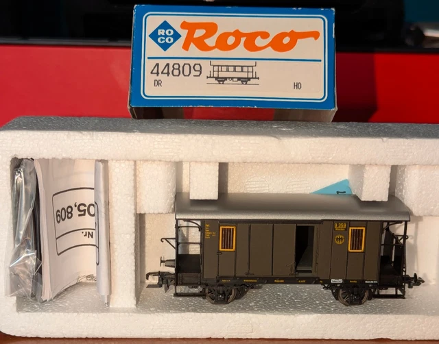 ROCO 44809 H0 Gepäckwagen GwL Ep.II der DRG unbespielt, in OVP EUR 15 ...