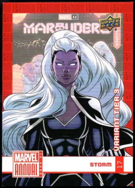 2020/21 UD Upper Deck Marvel Annual "TIER 3" SP Variant Card #17....STORM