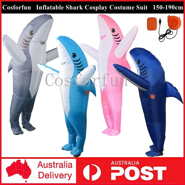 Animal Adult Grey Shark Tutina Kigurumi Pigiama Flanella