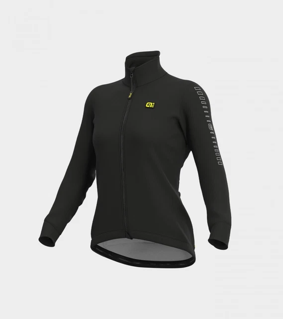 Jacke Winterlich Damen Ale' Solid Unten Schwarz 2022