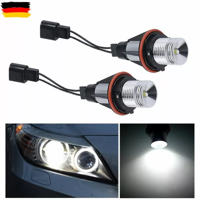 1 Paar 5W SMD LED Angel Eyes Standlicht für BMW E39 E53 E60 E61 E63 E66 E87