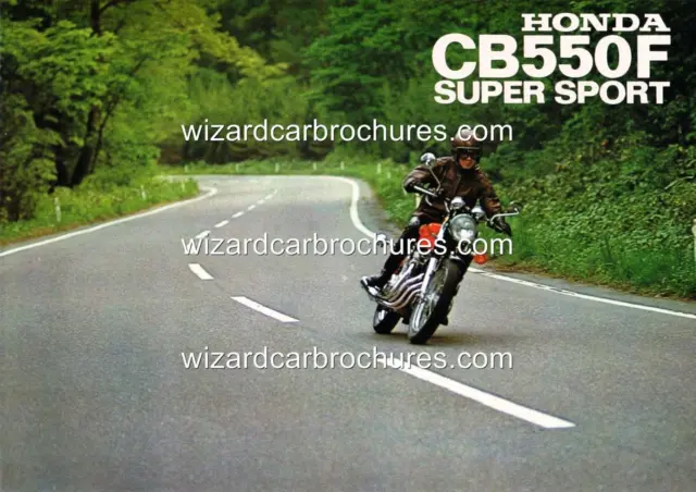 1975 Honda Cb550F Super Sport A3 Poster Ad Advert Advertisement Sales Brochure