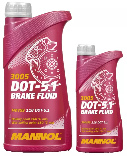 Mannol DOT5.1 Brake Fluid Fully Synthetic