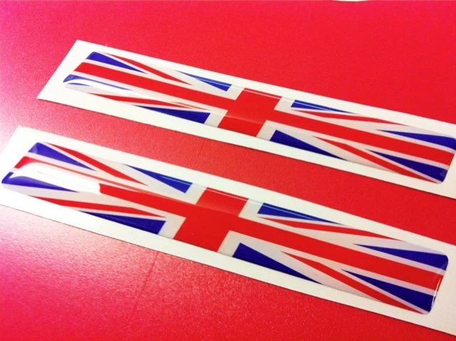 Adesivi Stickers 3D UK UNION JACK BRITISH FLAG AUTO MOTO CASCO