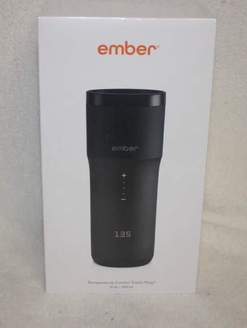 Ember 12oz Temperature Control Travel Mug2 Black Smart Mug TM191200US SEALED