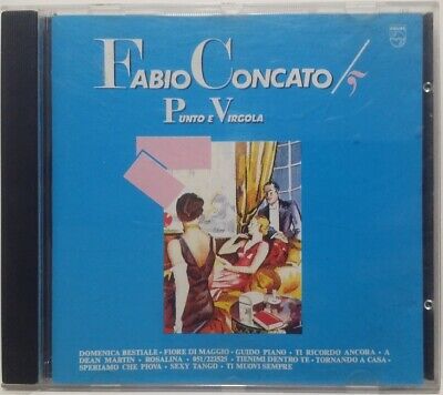 Cd Fabio Concato Punto E Virgola (1991)