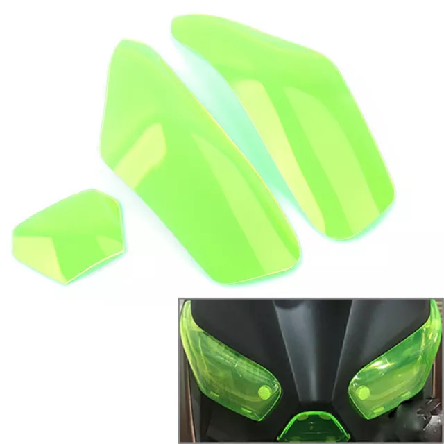 Green Headlight Lamp Lens Cover Protector Shield For YAMAHA XMAX250/300 2017-18