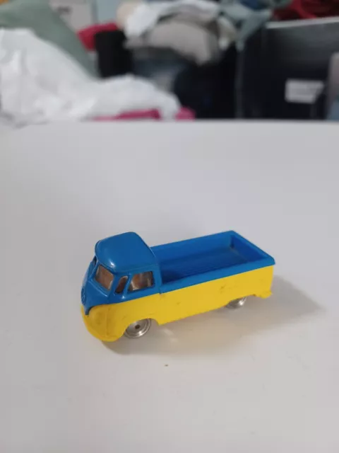LEGO 1/87  VW Bus T 1 Pritschenwagen blau/gelb