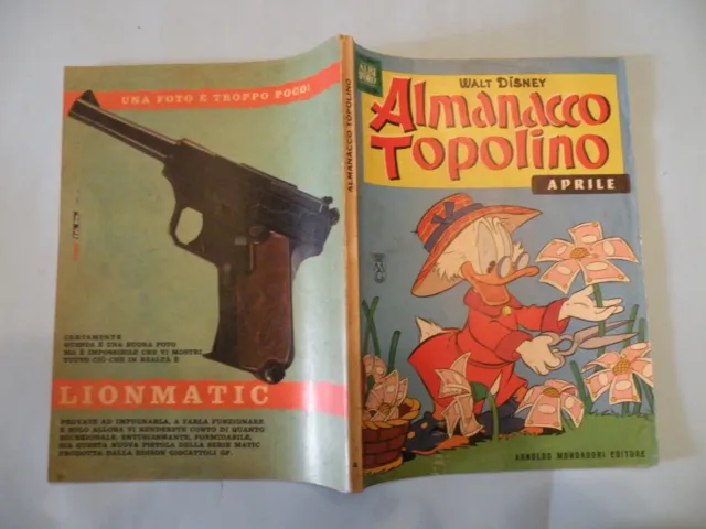 Almanacco Topolino 1967 N° 4 Mondadori Disney Orig. Molto Buono Bollino