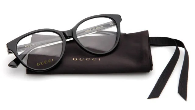 NEW GUCCI GG0379O 001 Black EYEGLASSES FRAME 52-16-140 B42 Japan