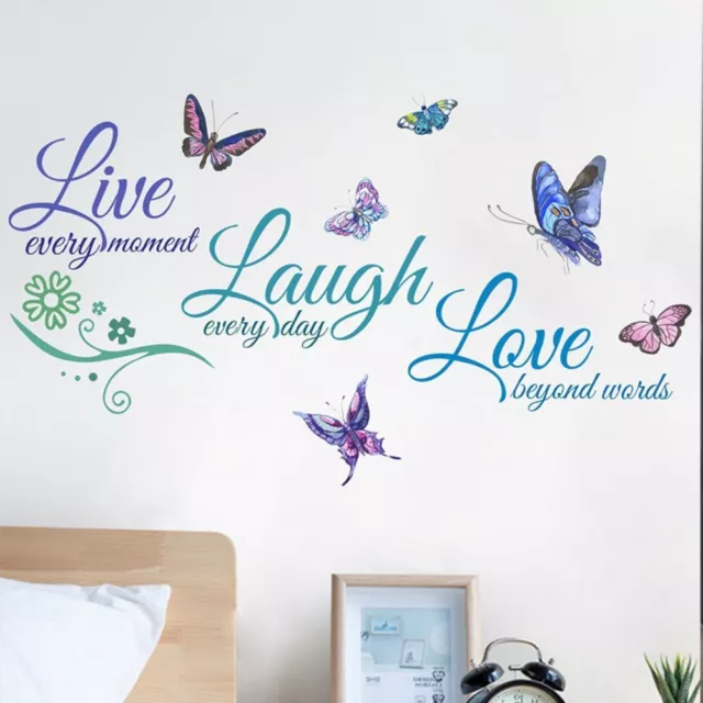 Quotes Nursery Room Home Decor Live Laugh Love Wall Stickers Wall Decal