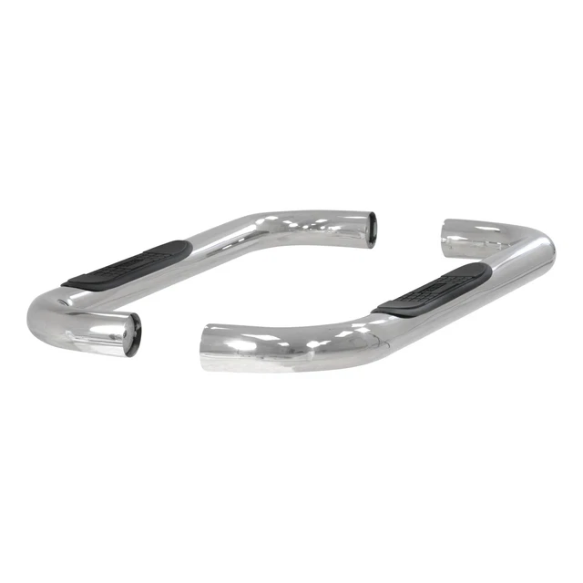 Aries 3in Round Stainless Nerf Bars Side Steps for 1997-03 F-150 Standard Cab