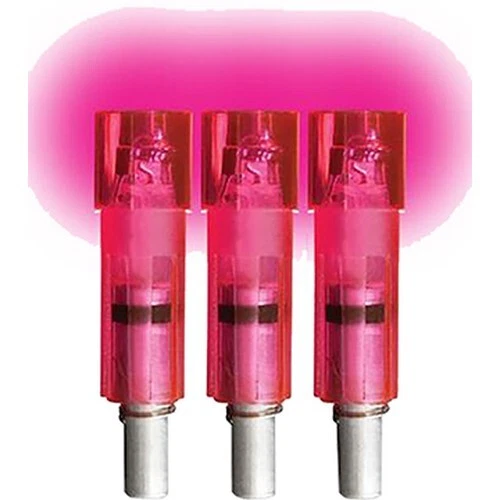 Burt Coyote GTF3P Lumenok Pink Gold Tip Flat Archery Crossbow Nocks 3 Pack