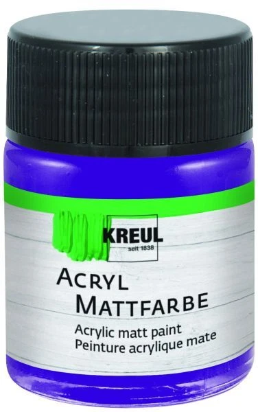 Kreul Acryl Mattfarbe violett 50 ml  Künstlerfarben