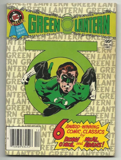 DC Special Blue Ribbon Digest #16 - Green Lantern - Neal Adams art - FN/VF 7.0