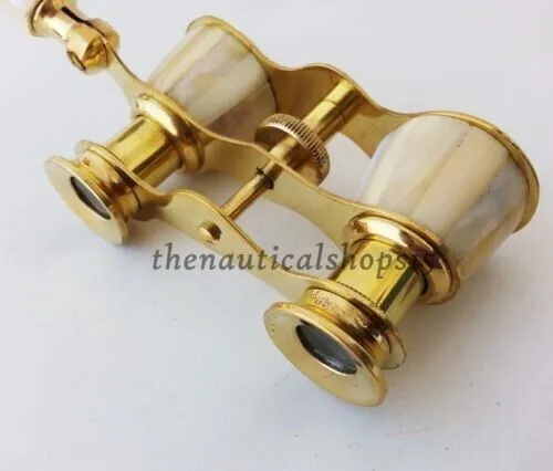 Pure Solid brass binocular Functional stylish Designer Golden Finish handmade