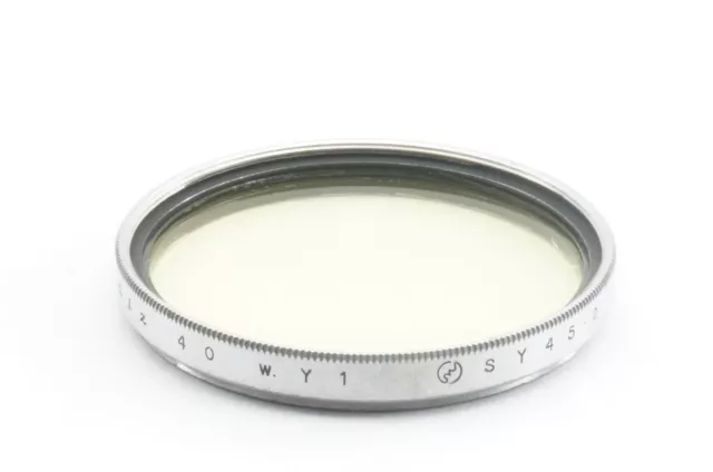 Walz 40mm Y1 Yellow Lens Filter For CANON 50mm f1.8/F2.8 LTM Lens From JAPAN