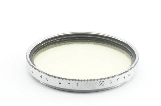 Walz 40mm Y1 Yellow Lens Filter For CANON 50mm f1.8/F2.8 LTM Lens From JAPAN