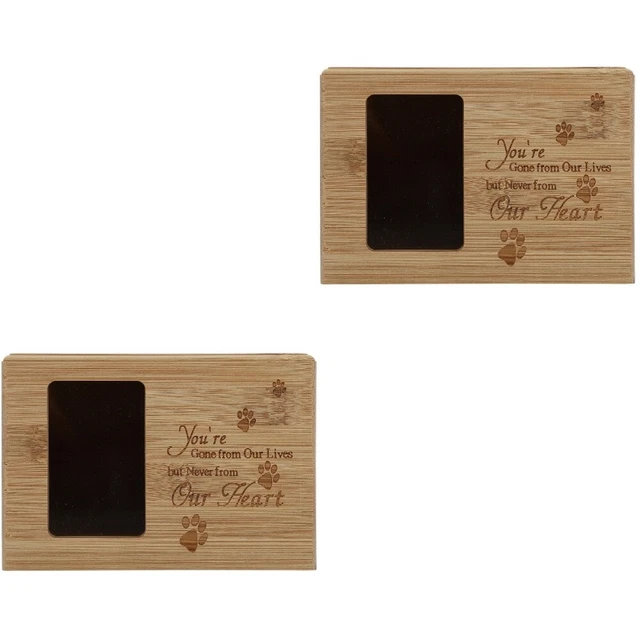 Set di 2 legni animale domestico urna piccole urne gattini regali