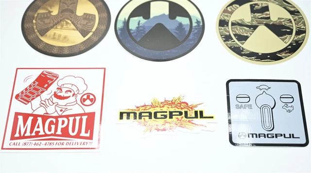 Magpul Logo (9) Sticker Logo/Logo Decal Set Mapul Sling Mbus Shot Show 2022 Rare 3