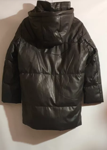 Doudoune simili cuir 2025 zara