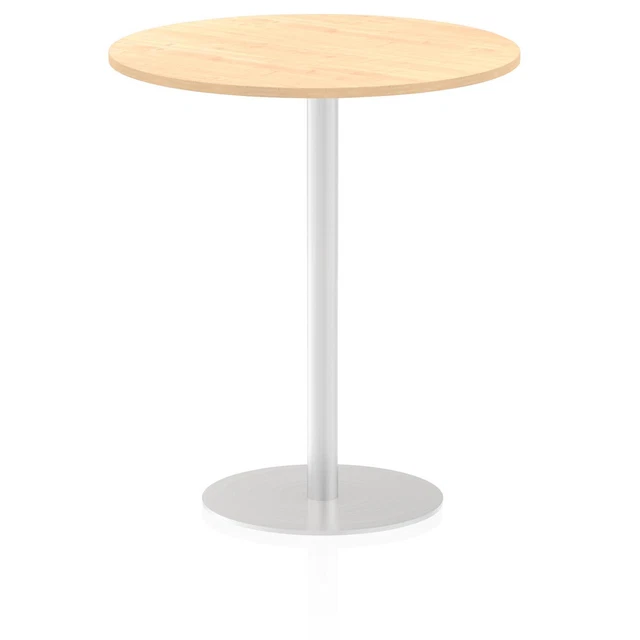 Dynamic Italia 1000Mm Poseur Round Table Maple Top 1145Mm High Leg ITL0151
