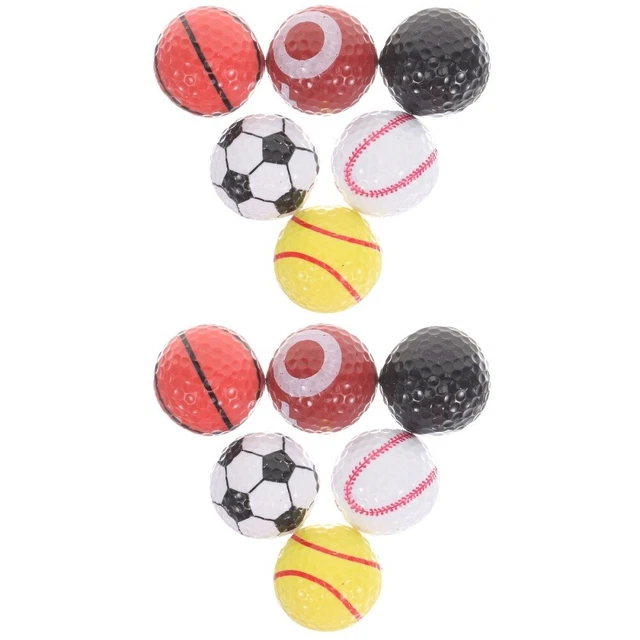 12 Pcs Golf-Übungsball Golfbälle Zum Training Geschenkball Kind