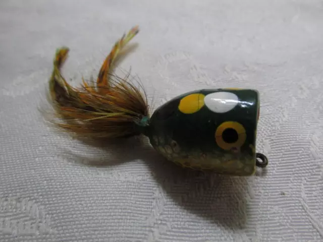 VINTAGE UNKNOWN WEEDLESS Rubber Frog Fishing Lure VG+ $7.99 - PicClick