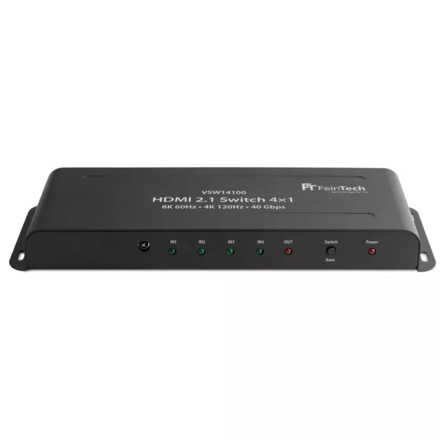 HDMI 2.1 Switch 4x1 4 in 1 out Ultra-HD 8K 4K 120Hz VRR Umschalter PS5 Xbox TV