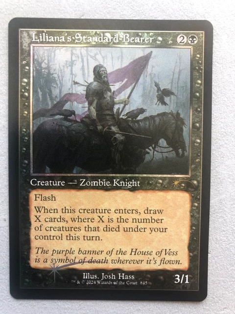 Liliana of the Veil 1x FOIL ISD MTG Innistrad Mythic VF black Liliana of the Veil 1x FOIL ISD MTG Innistrad Mythic VF black