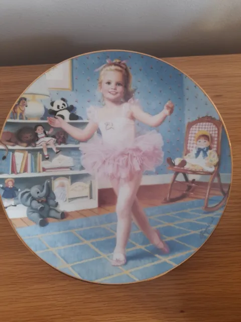 Danbury Mint Collectors Plate TUESDAYS CHILD From CHILDREN OF THE WEEK