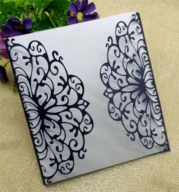 Metal Cutting Dies Scrapbook Greeting Card edge Lace Hollow Border Frame Stencil