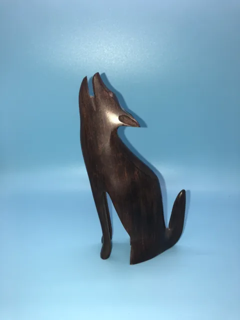 Ironwood Howling Coyote Hand Carved in Mexico