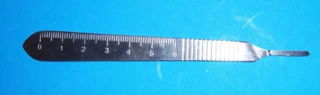 6 Scalpel Handle #3 With SCALES Surgical Dental Veterinary