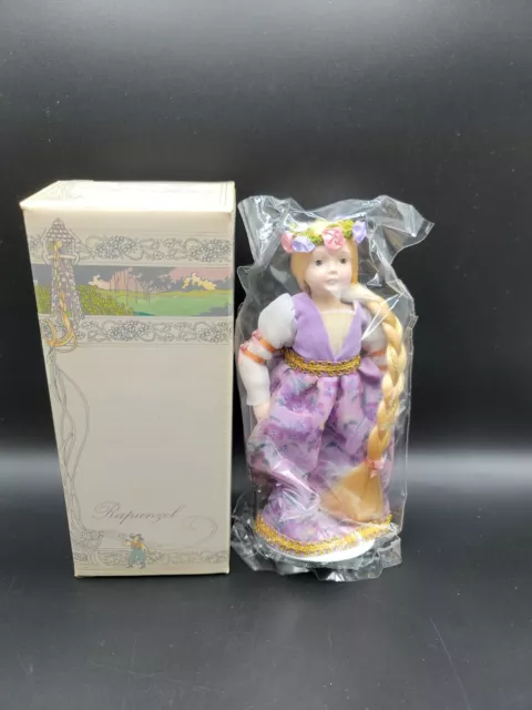Vintage 1986 Avon Fairy Tale collection Rapunzel porcelain doll sealed
