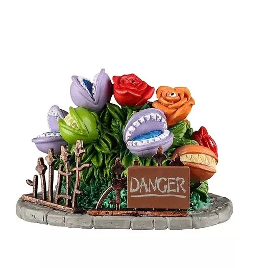 Lemax Spooky Town Halloween Fearsome Flowers