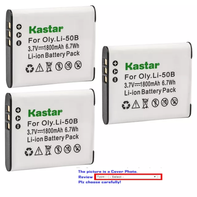 Kastar Replacement Battery for Kodak LB-050 LB-052 & PixPro FZ151 Pixpro FZ201