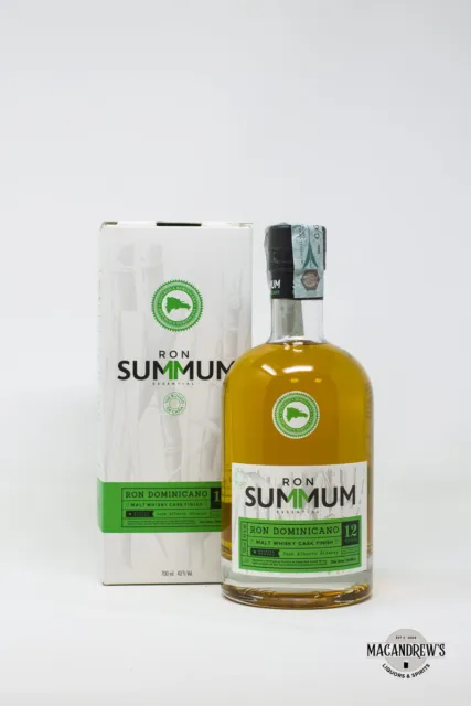 Rum/Ron Dominicano SUMMUM 12 Solera Malt Whisky Cask Finish con Box