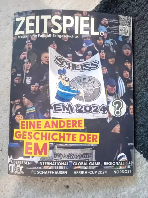 ZEITSPIEL - Magazin  für FUßBALL-ZEITGESCHICHTE, Nr. 34, I/2024 - neuwertig