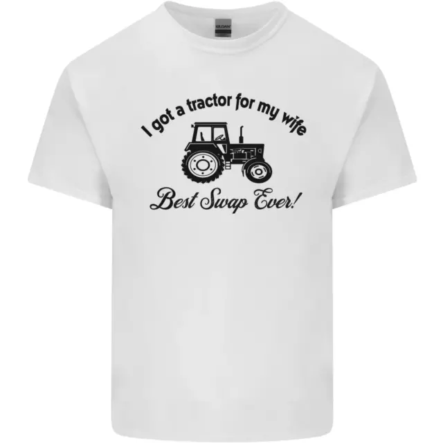 A Tractor for My Wife Funny Farming Farmer Mens Cotton T-Shirt Tee Top