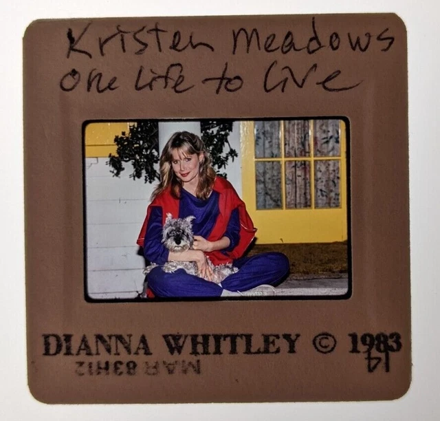 Dw6-422 Kristen Meadows Lot (1) 35Mm Orig Slide Via Dianna Whitley