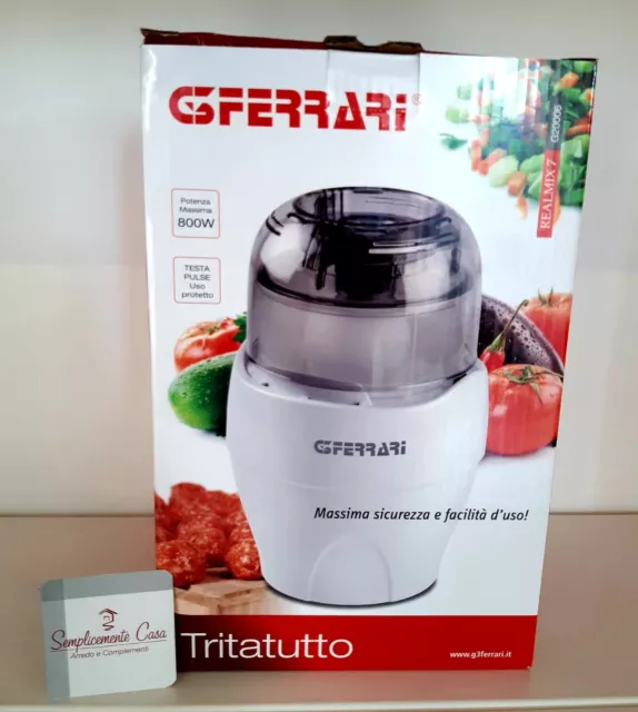 Tritatutto Realmix7 G3Ferrari G20006 - 800W Lame Inox - Nuovo